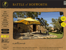 Tablet Screenshot of battleofbosworth.com.au